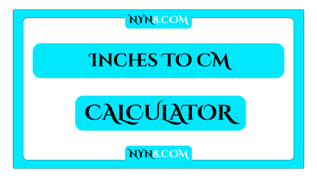 Inches to Centimeters Converter